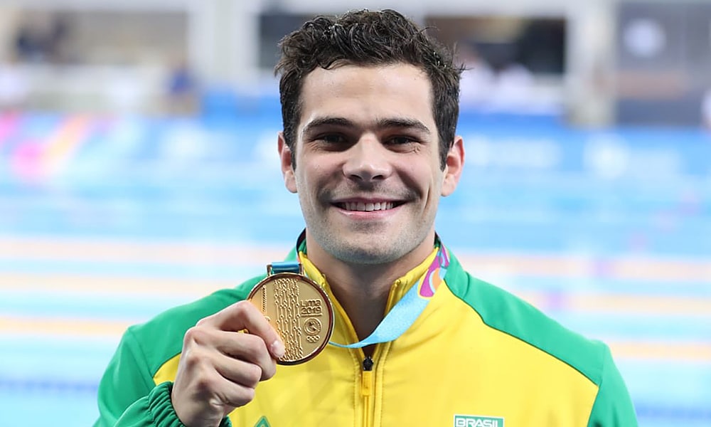 Marcelo Chierighini, da natação, nos Jogos Pan-Americanos