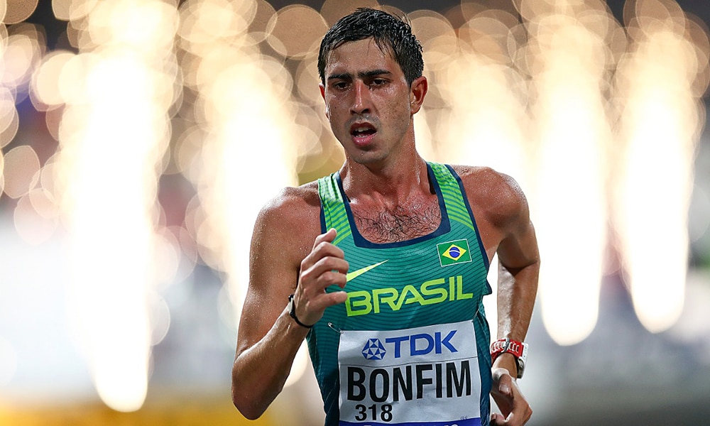 Caio Bonfim, no Mundial de Atletismo