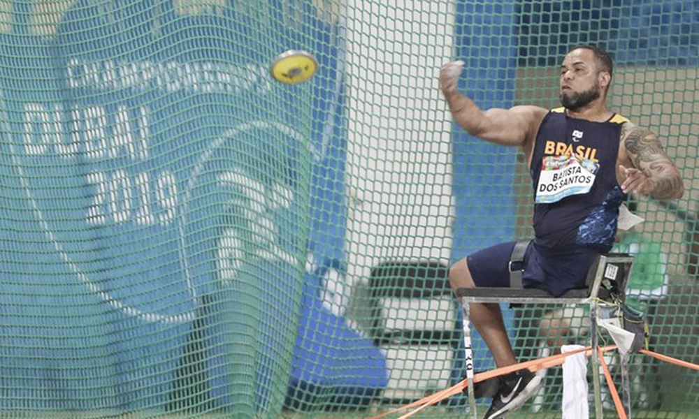Claudiney Batista campeão com recorde no Mundial de Atletismo Paralímpico