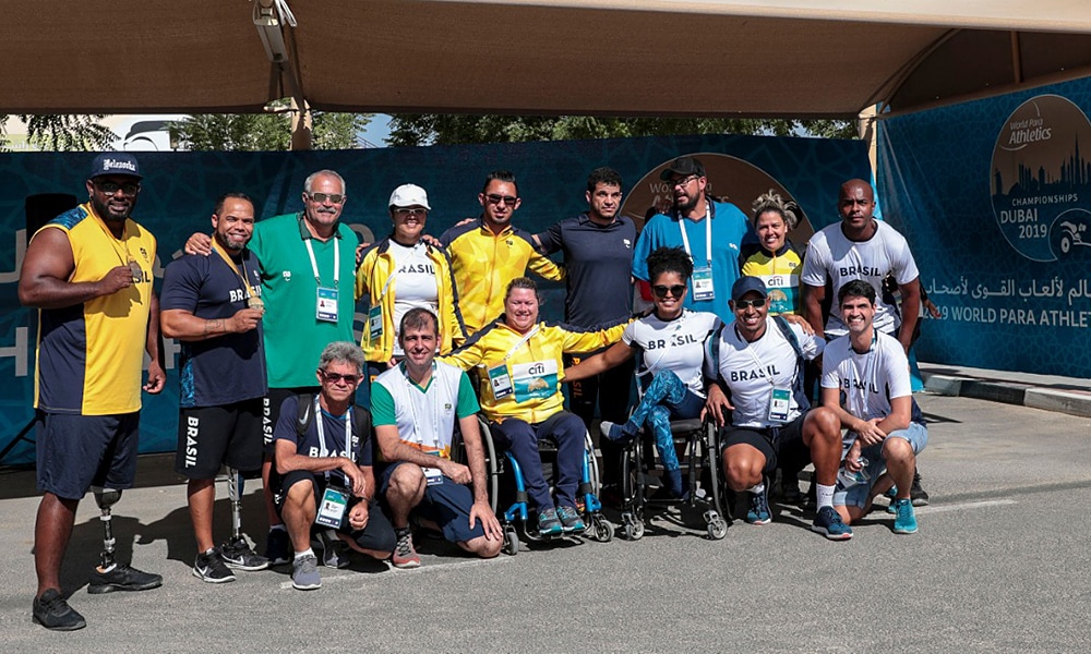 Medalhistas brasileiros de campo no Mundial de Atletismo Paralímpico em Dubai