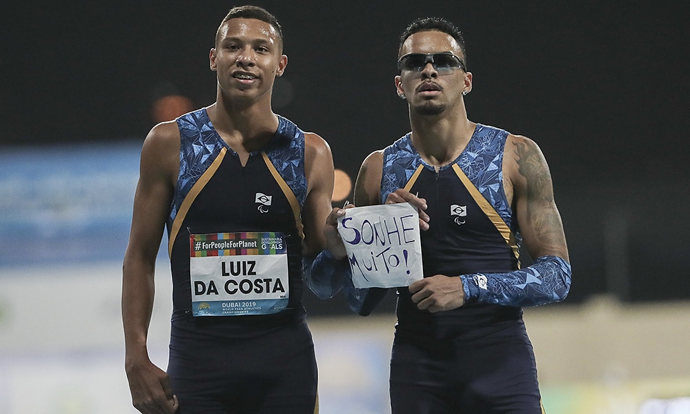 Vitor de Jesus e Christian da Costa no Mundial de Atletismo Paralímpico de Dubai
