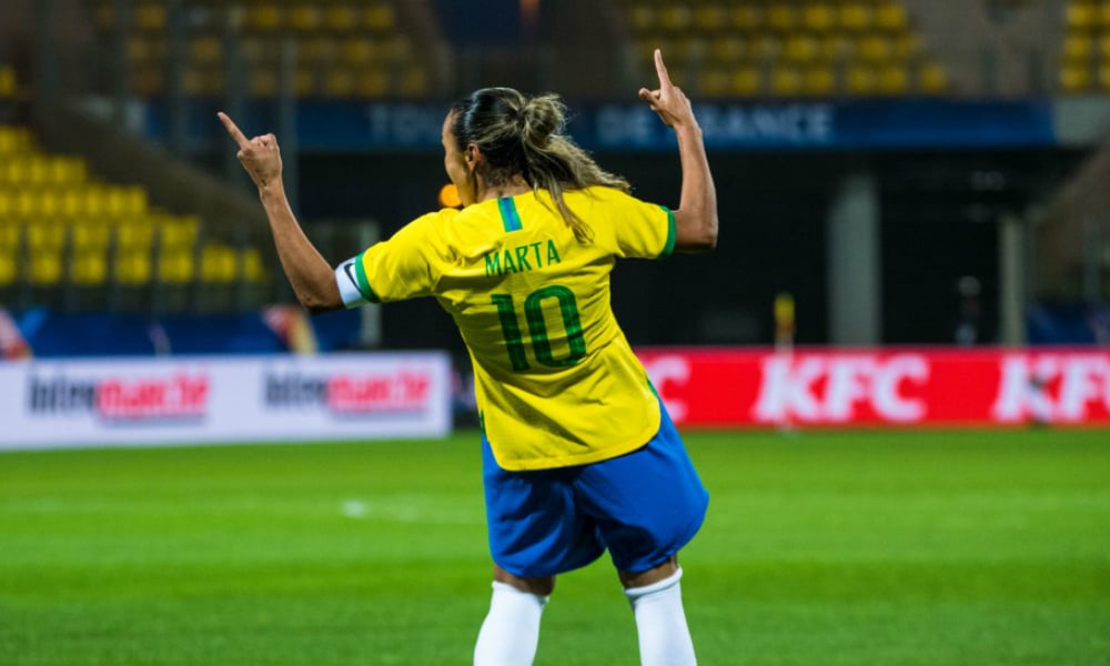 seleção brasileira de futebol feminino foi a primeira a se classificar para a Olimpíada de Tóquio