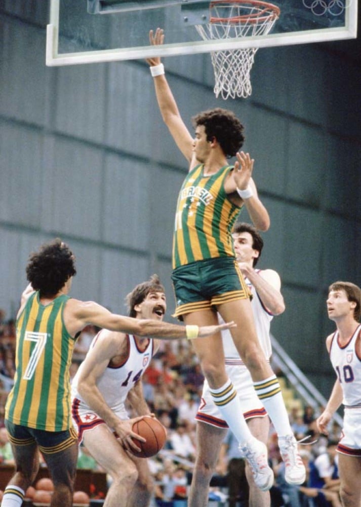 Brasil x Iugoslávia pelo basquete masculino em Moscou-1980