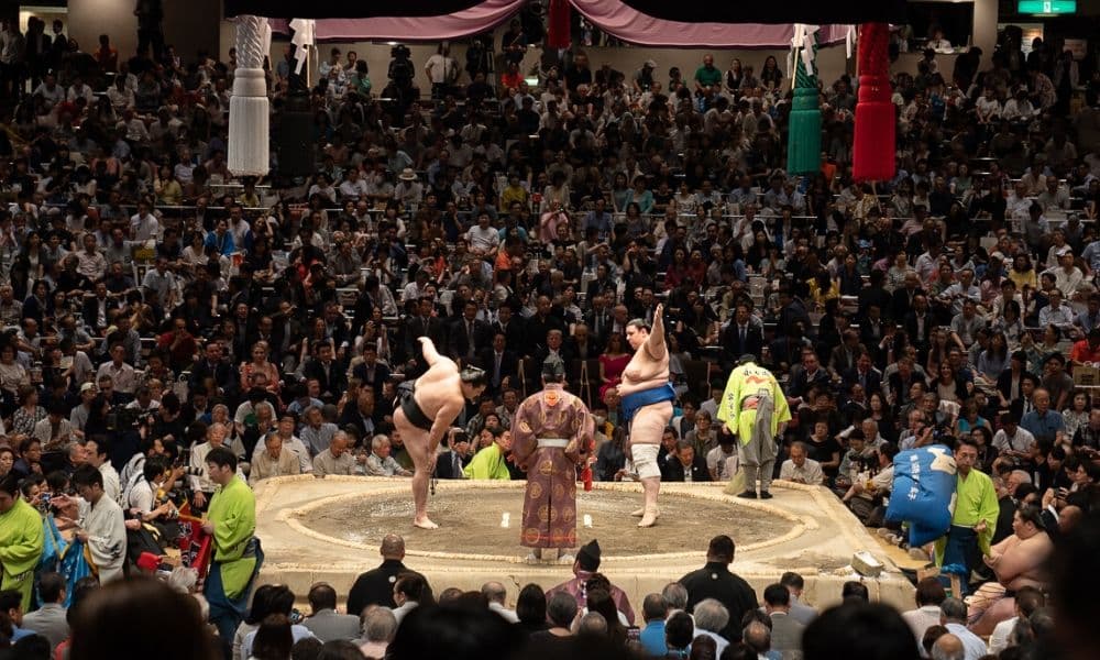 Grand Sumo, evento de prestígio no cenário japonês, será adiado após estado de emergência -  (Wikimedia Commons)