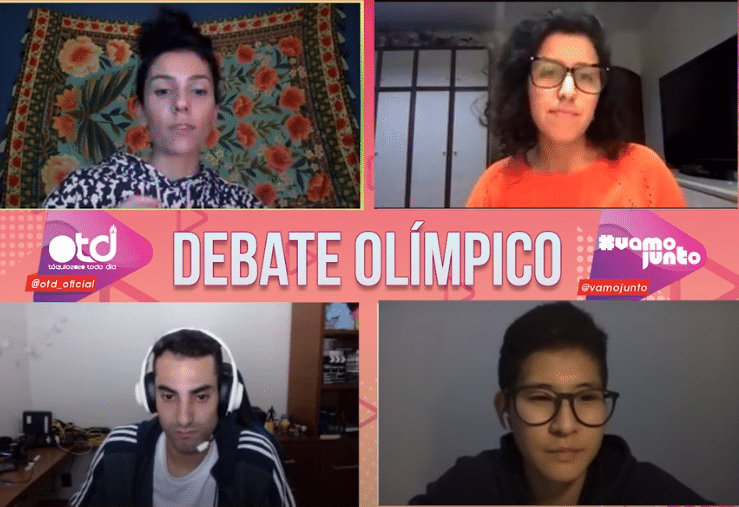 Debate Olímpico Douglas Souza Caroline Kumahara - parceria OTD e Vamo Junto
