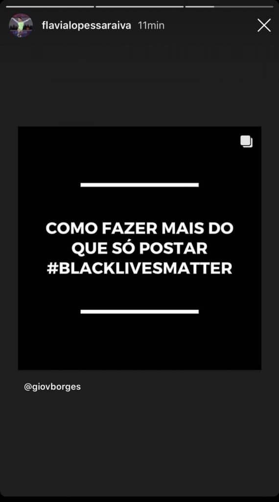 Nessa terça-feira (2), acontece o Blackout Tuesday, protesto antirracista contra a morte de George Floyd. Vários atletas brasileiros aderiram a causa