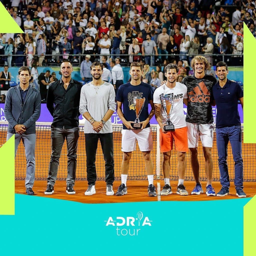 Novak Djokovic - Coronavírus - Adria Tour