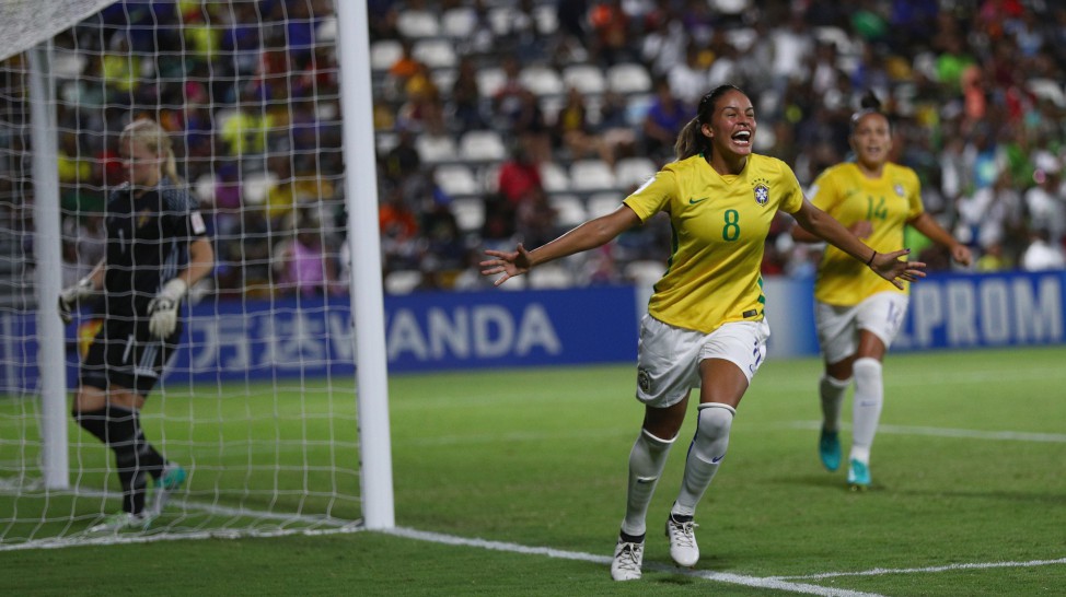 Apesar da eliminação precoce do Brasil, Gabi Nunes é a artilheira do torneio com cinco gols