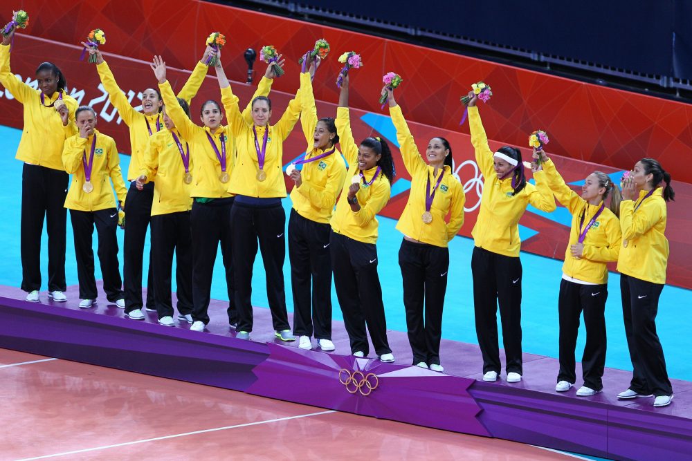 Seleção Brasileira feminina de vôlei ouro Olimpíada de Londres 2012