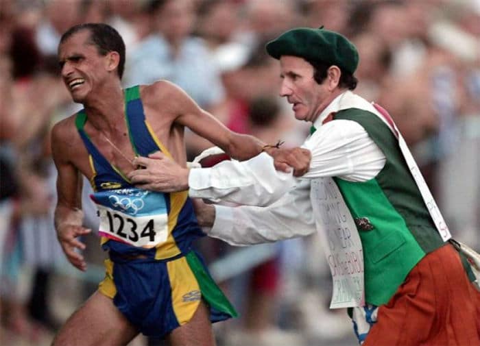 Vanderlei Cordeiro de Lima ganhou a medalha Barão de Coubertin