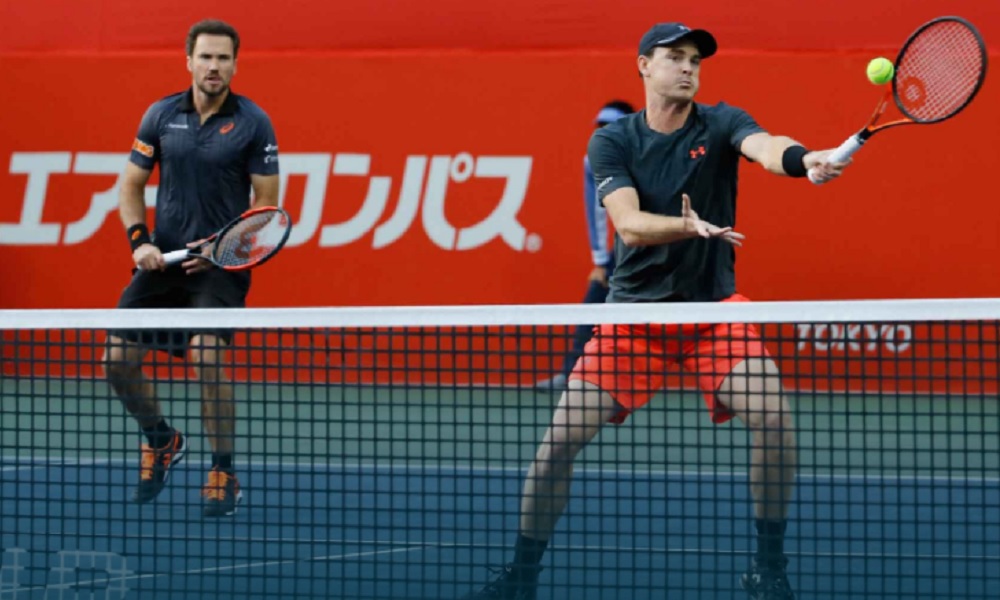 Bruno Soares e Jamie Murray caem nas quartas de final no Japão