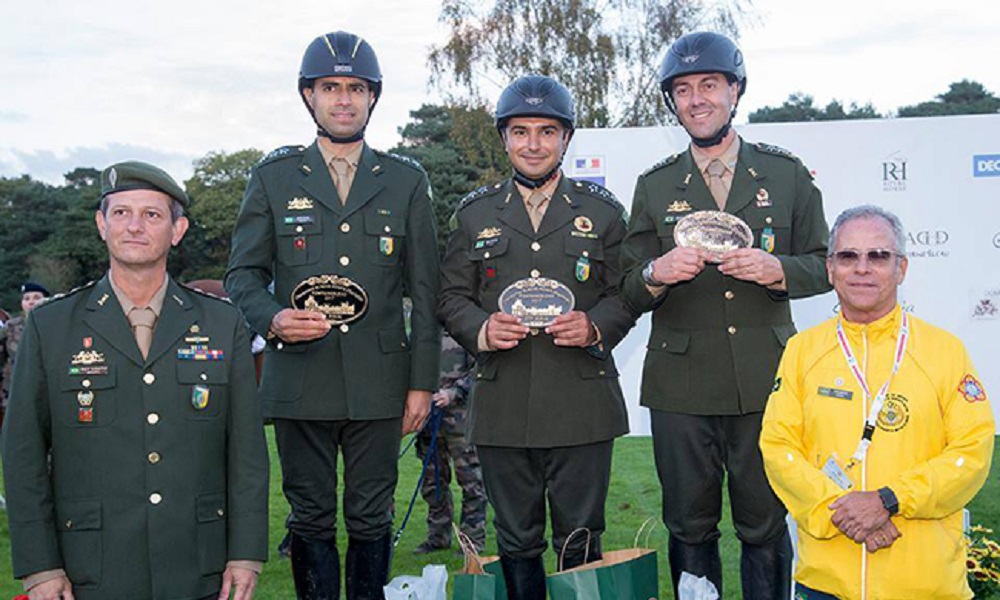 Equipe militar brasileira é vice-campeã no Mundial de Salto.