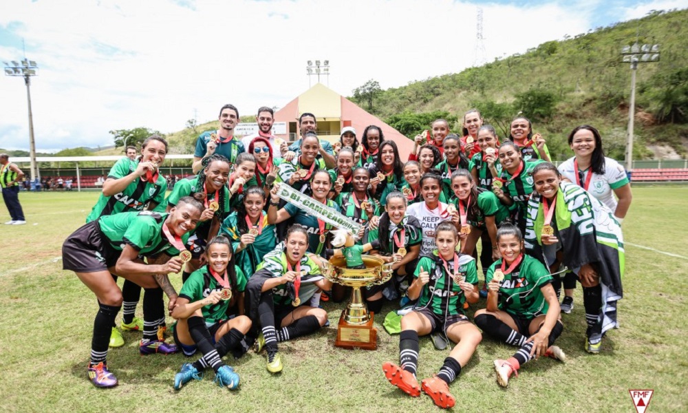 Pela 2ª vez, América-MG conquista Campeonato Mineiro Feminino