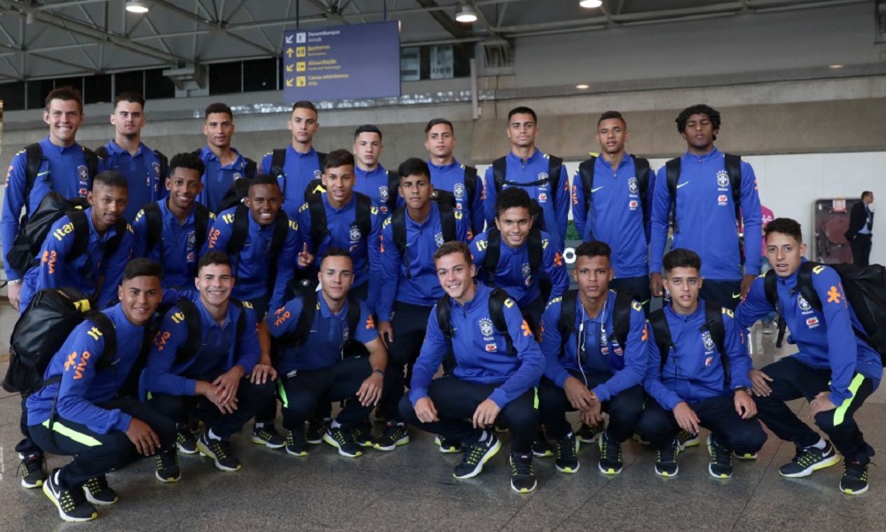Seleção Sub-15 embarca para o Sul-Americano da Argentina.