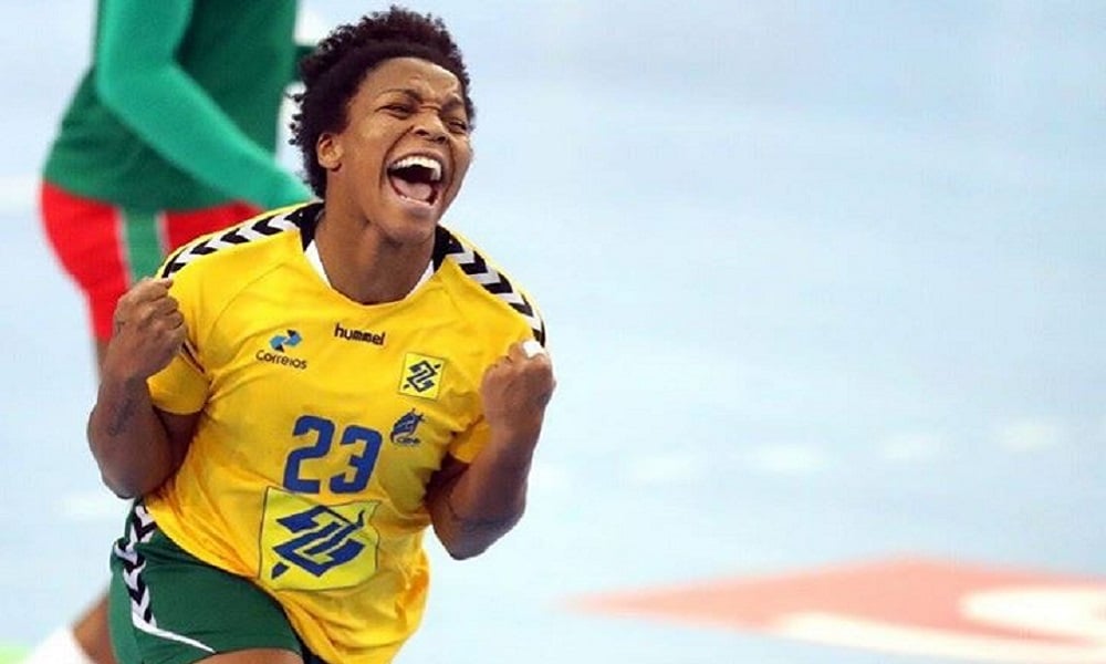 Dayane Rocha - seleção brasileira de handebol feminino - Jogos Olímpicos de Tóquio 2020