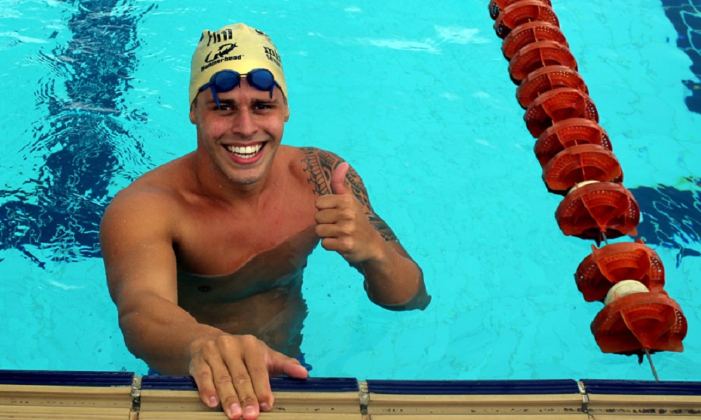 Pentatleta André Lima faz 3º tempo nos 200m livres no Rio