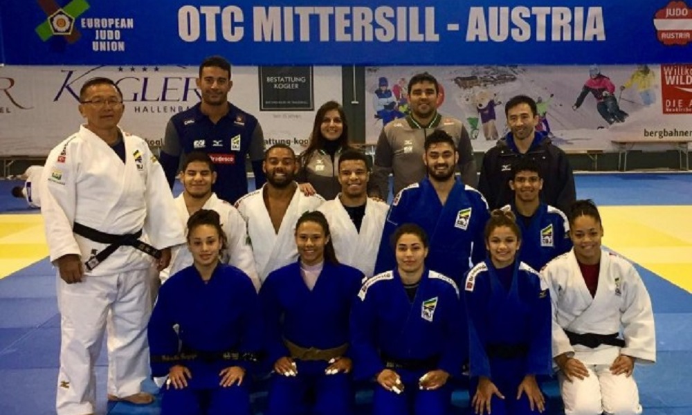 Equipe do Brasil treina na Áustria com elite do judô mundial