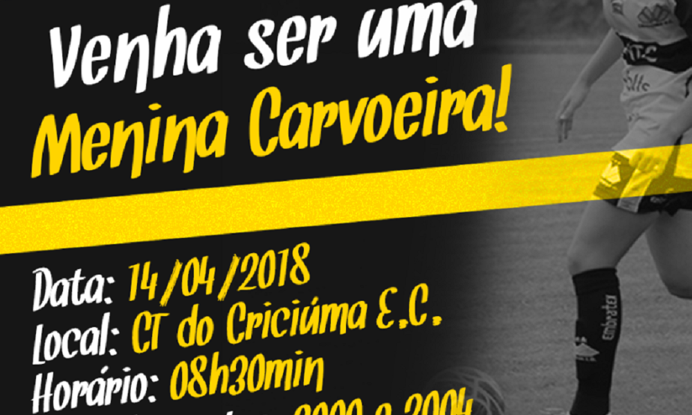 Criciúma promove avaliação para time feminino de futebol