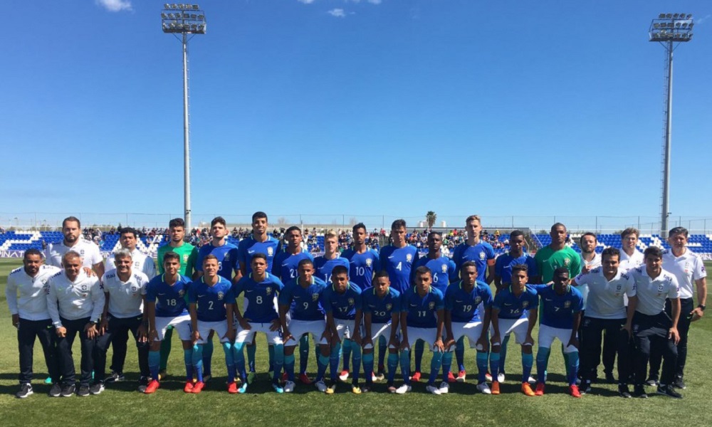 Seleção Brasileira Sub-17 empata com Inglaterra em amistoso
