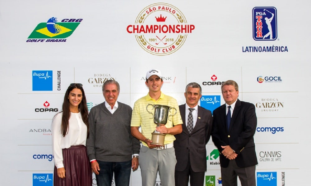 Rafa Becker fica em 9º no São Paulo Golf Club Championship