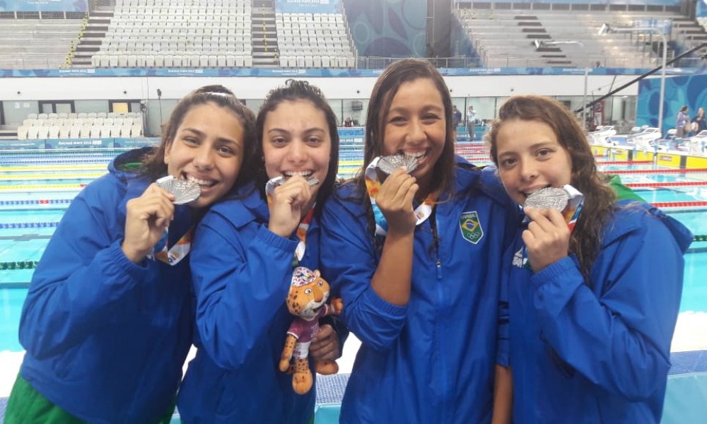 Ana Vieira - natação - 4x100m feminino - Olimpíada de Tóquio 2020