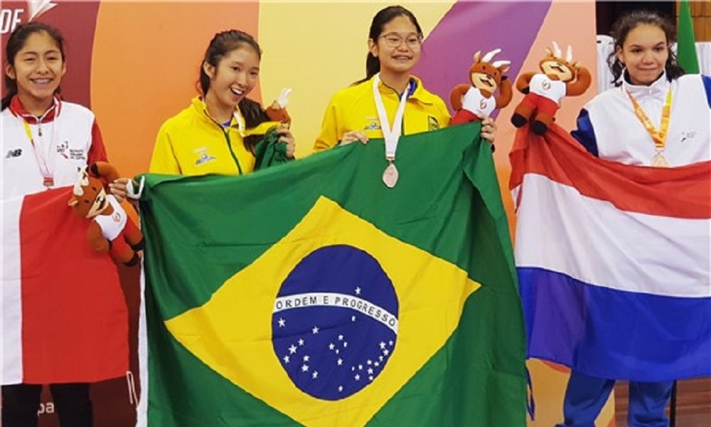 Wanessa Wu ganha quatro ouros nos Sul-Americanos Escolares