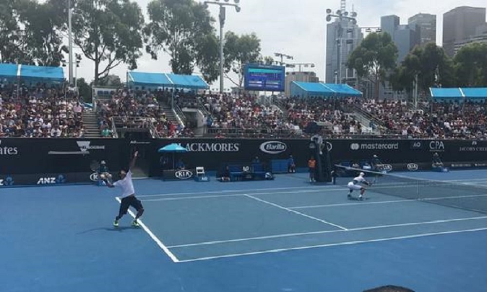 Marcelo Melo e Lukasz Kubot no Australian Open de tênis em 2018