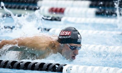 Matheus GOnche - revezamento 4x100m medley masculino - 200m masculino - Jogos Olímpicos de Tóquio 2020 - natação