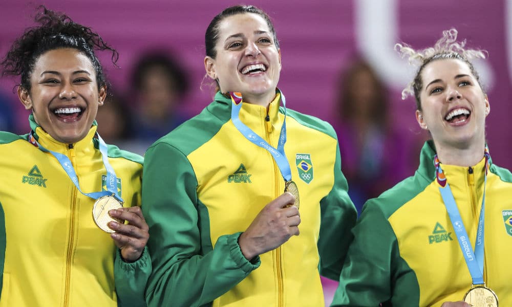 Duda Amorim - seleção brasileira de handebol feminino - Tóquio 2020 - Lima 2019