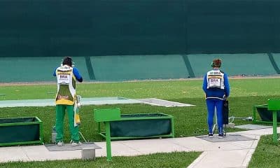 Janice Teixeira e Roberto Schmidts, da fossa olímpica, nos Jogos Pan-Americanos