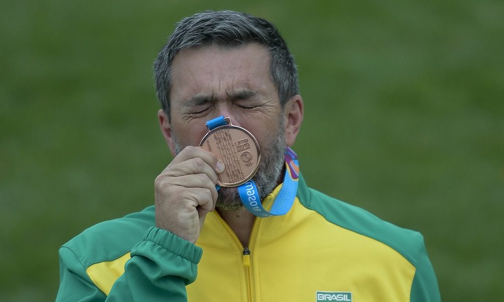 Roberto Schmits, bronze na fossa olímpica dos Jogos Pan-Americanos
