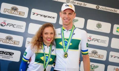 André Gohr e Tamires Radatz campeões contrarrelógio Brasileiro de Ciclismo de Estrada