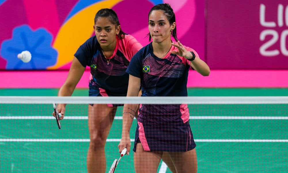 Jaqueline e Samia Lima badminton