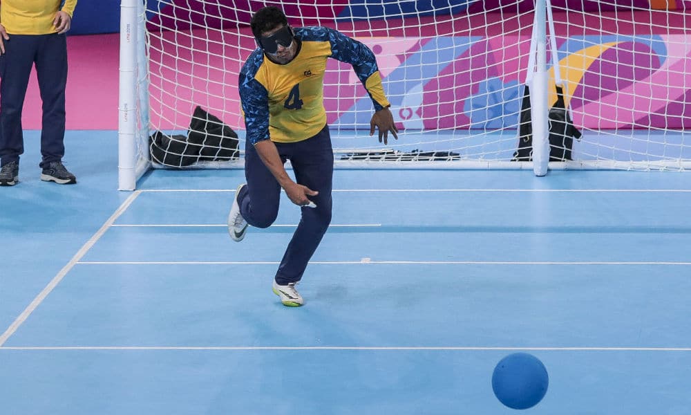 Leomon Moreno - Brasil x Venezuela - Goalball masculino - jogos paralímpicos de tóquio-2020