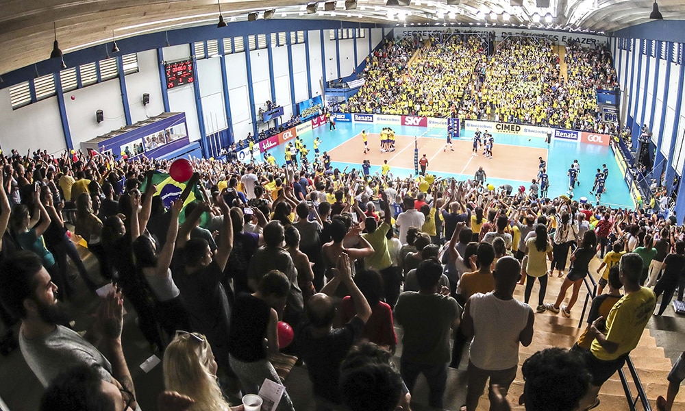 Brasil e Argentina amistoso de vôlei masculino