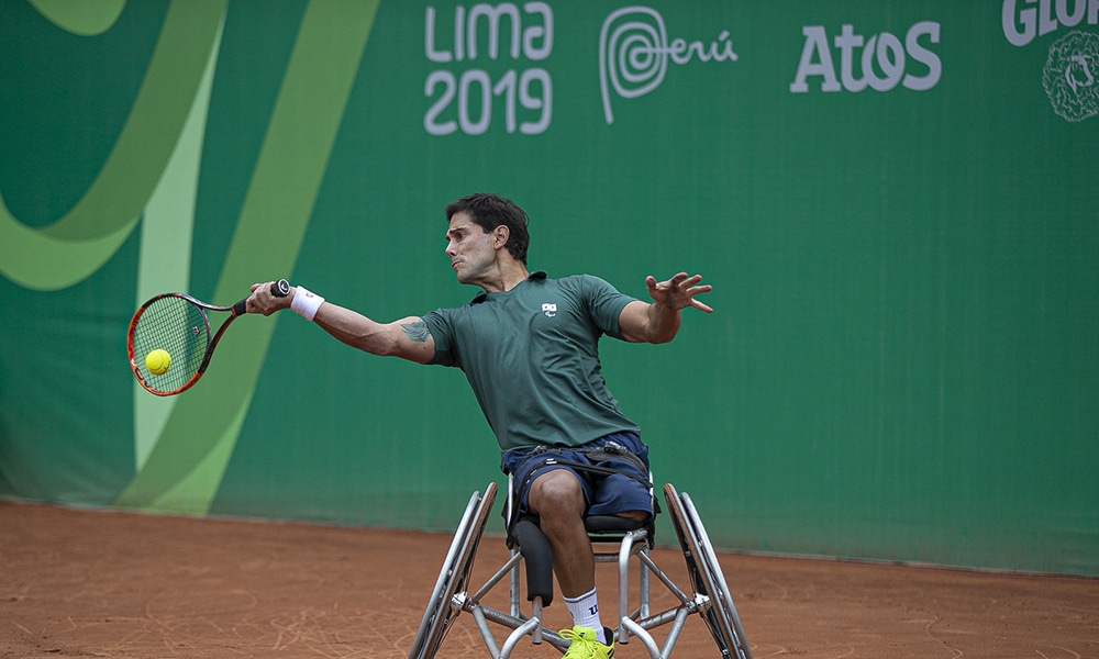 Gustavo Carneiro tênis de cadeira de rodas no Parapan