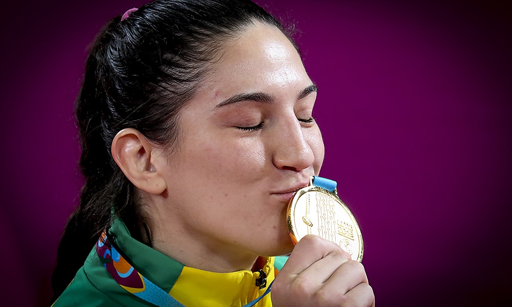 Mayra Aguiar, no judô nos Jogos Pan-Americanos