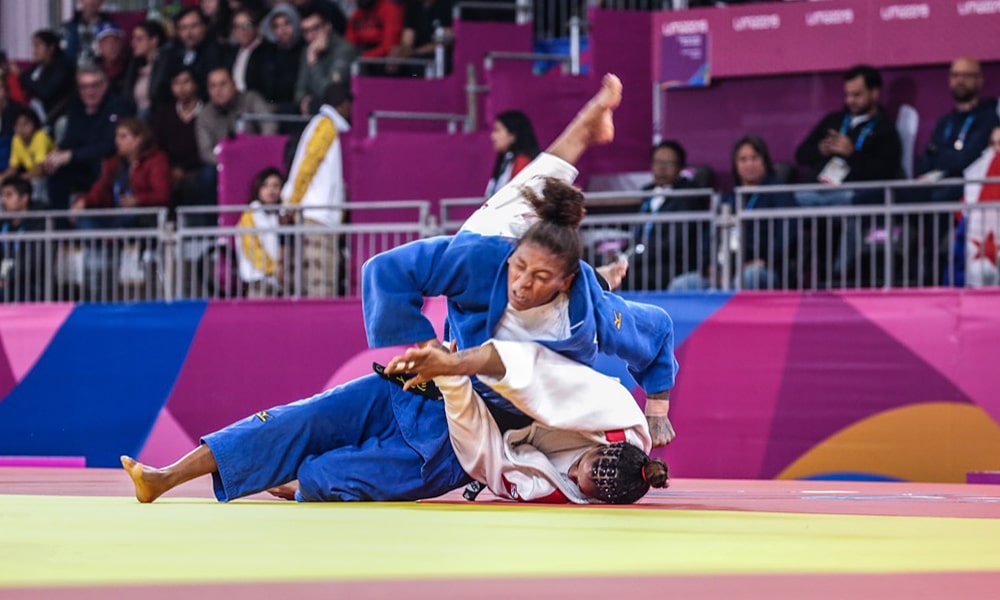 Rafaela Silva no judô dos Jogos Pan-americanos