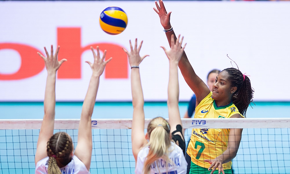 Ana Cristina, da seleção brasileira sub-18 de vôlei feminino
