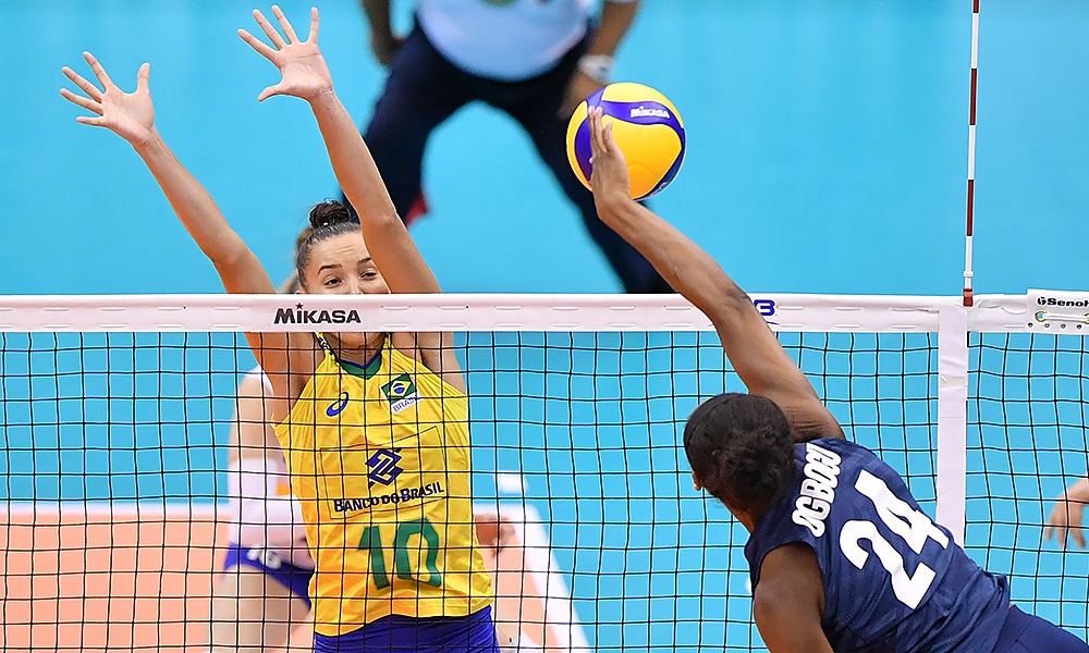 Brasil e EUA na Copa do Mundo de vôlei feminino