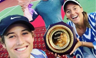 Luisa Stefani e Hayley Carter, campeãs do WTA de Tashkent, subirão no ranking mundial de duplas