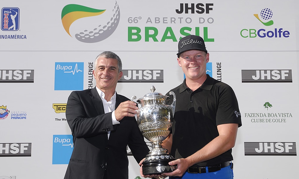 Shad Tuten, campeão do Aberto do Brasil de golfe 2019