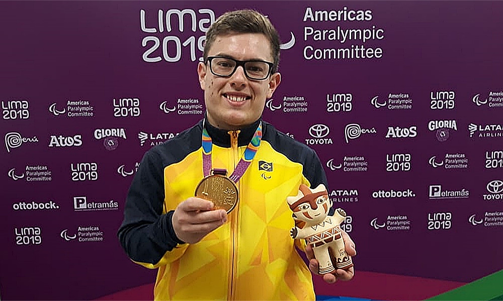 Vitor Tavares, ouro no Parapan de Lima