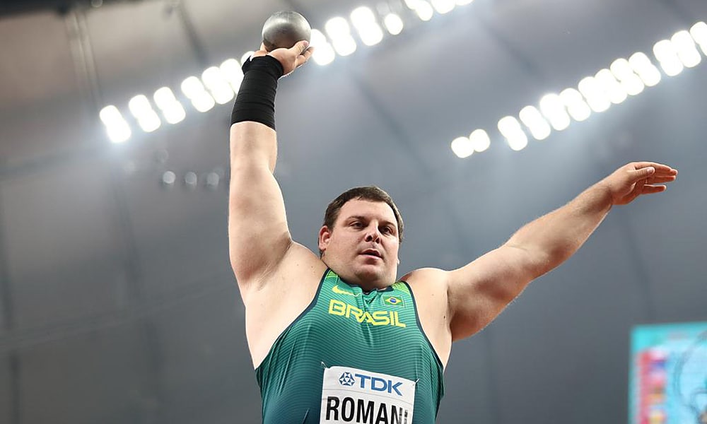 Darlan Romani, no Mundial de Atletismo
