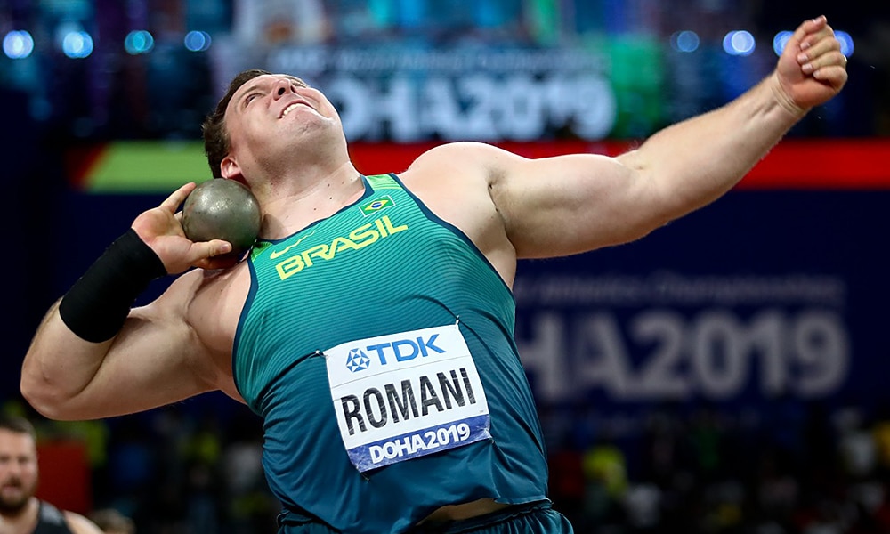 Darlan Romani, no Mundial de Atletismo