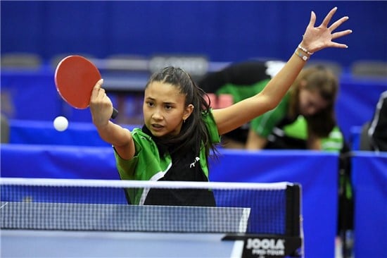 Giulia Takahashi é destaque no ranking mundial de tênis de mesa Sub-15