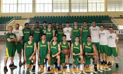Seleção brasileira no sul-americano sub-17 de basquete