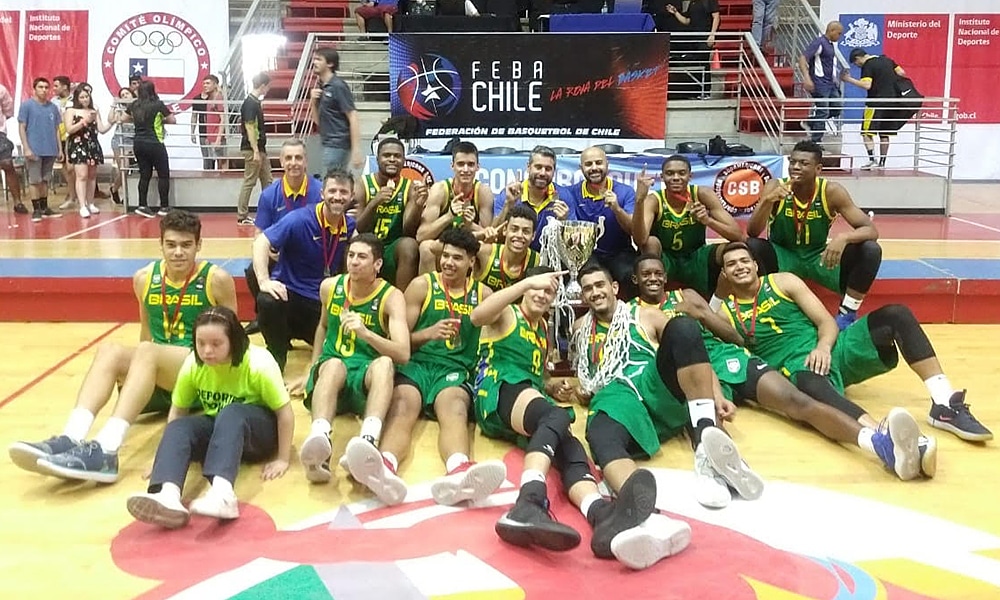 Brasil campeão sul-americano sub-17 de basquete masculino