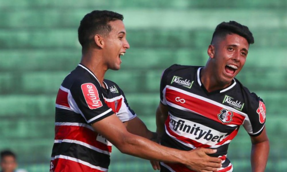 Santa Cruz goleia o CSA-AL pela Copa do Nordeste Sub-20