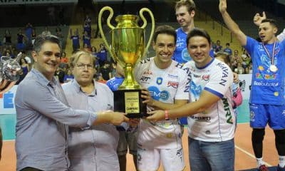 Taubaté Funvic, campeão paulista de vôlei masculino 2019